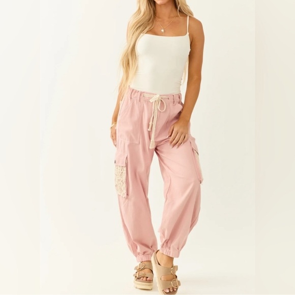 POL Pink Cargo Joggers - Picture 7 of 7